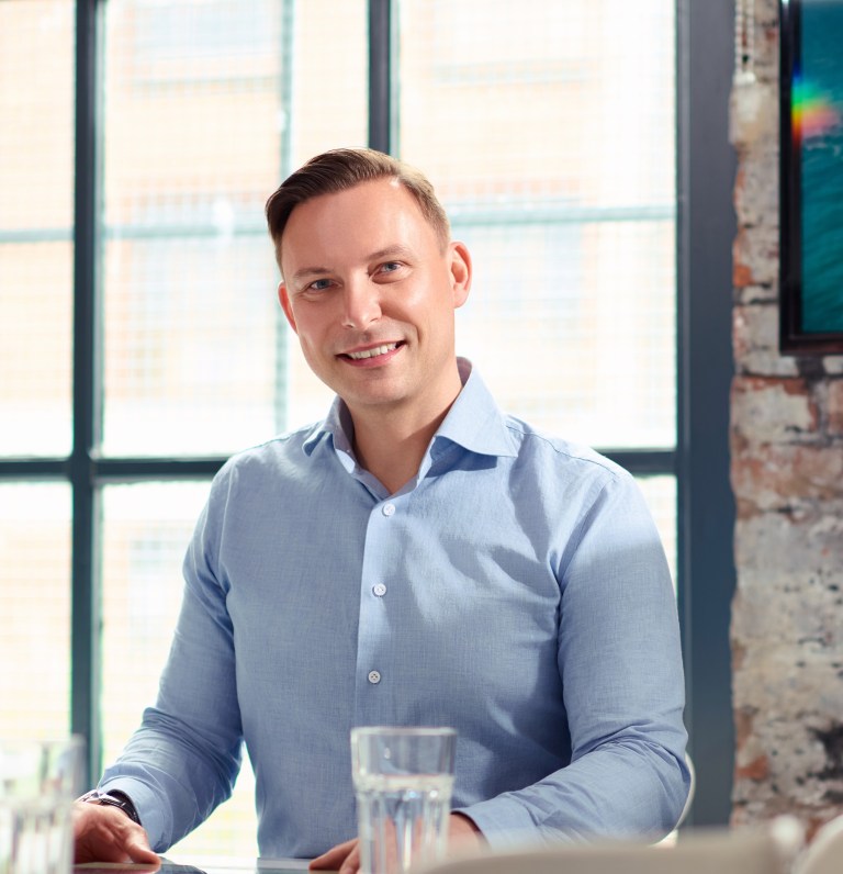 Michal Golab, co-founder of SeaMarque maritime recruitment