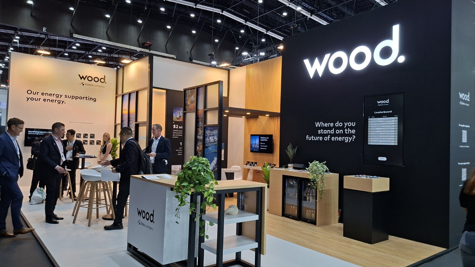 Wood exhibition stand at Gastech 2026 in Bangkok